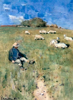 The Young Shepherd by Edward Arthur Walton - Edward Arthur Walton - ABDAG012018 by Edward Arthur Walton