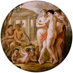 Three Graces (Bacchanalia). by Anonymous