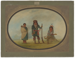 Three Micmac Indians by George Catlin