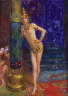 Two Dancers by Gaston Bussière