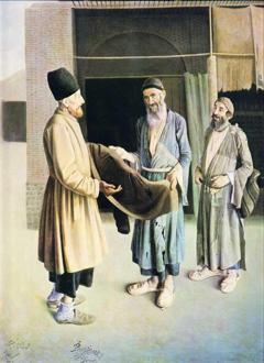 Uncle Sadigh Shirazi by Kamal-ol-molk