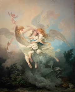 Une âme d'artiste portée au Ciel by Philip James de Loutherbourg