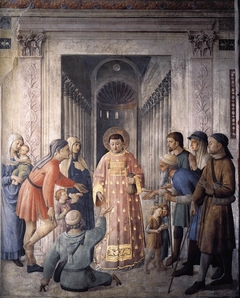 St Lawrence Distributing Alms