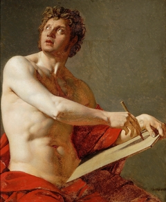 Academic study of a male torso by Jean-Auguste-Dominique Ingres