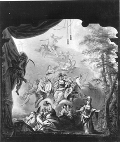 Verherrlichung des Kurfürsten Karl Theodor von der Pfalz by Franz Anton von Leydensdorff