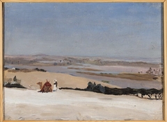 View from the pyramid. From the journey to Egypt by Jan Ciągliński