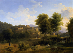 View of a Town in the Sabine Hills by Jean-Victor Bertin