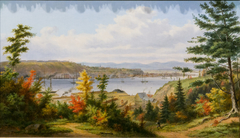 View of Quebec City from Pointe De Lévy by Cornelius Krieghoff