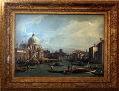 View of the Grand Canal and the Salute, Venice by Canaletto