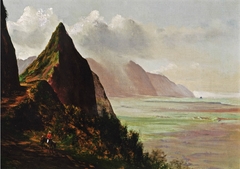 View of the Pali by Jules Tavernier