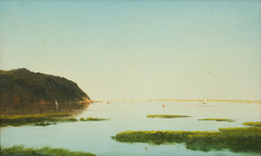 View of the Shrewsbury River, New Jersey by John Frederick Kensett
