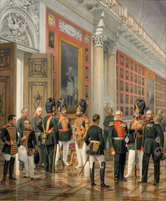 View of the War Gallery of 1812 in the Winter Palace (Company of Court Grenadiers) by Karl Piratsky