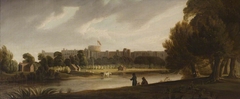 View of Windsor Castle from the River by Anonymous
