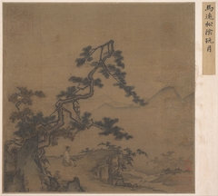 Viewing the Moon under a Pine Tree by Ma Yuan