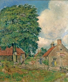 Village in Fife by George Leslie Hunter