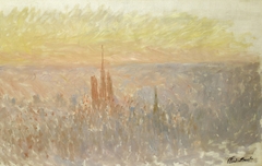 Vue générale de Rouen by Claude Monet