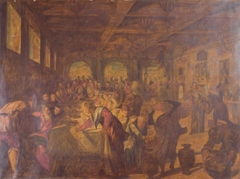 Wedding Feast at Cana, after Tintoretto by Robert David Gauley