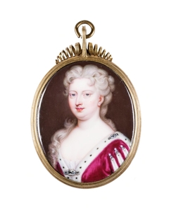 Wilhelmina Carolina, Queen of England and Scotland by Christian Friedrich Zincke