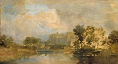 Windsor Castle from the River by J. M. W. Turner