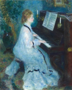Woman at the Piano by Auguste Renoir