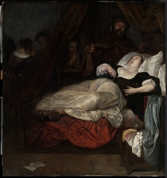 Woman in Agony (the Death of Sophonisba?) by Gabriël Metsu