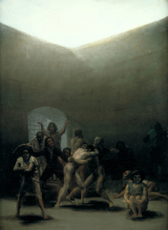 Yard with Lunatics by Francisco de Goya