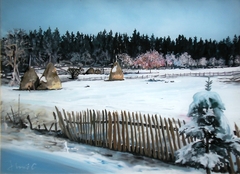 Zimski pejzaž /Winter landscape by Goran Hrvić