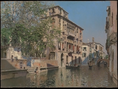 A Canal in Venice by Martín Rico