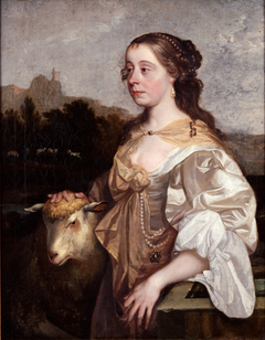 A Lady as a Shepherde by John Greenhill