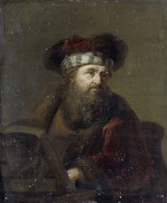 A Man in Oriental Costume (Portrait of a Rabbi) by Unknown Artist