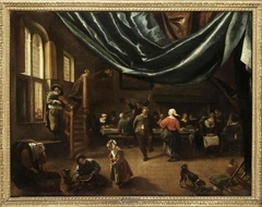 A Merry Company with Music and Dancing by Jan Steen