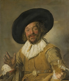 A Militiaman Holding a Berkemeyer, Known as the ‘Merry Drinker’ by Frans Hals