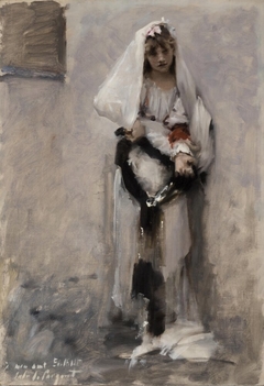 A Parisian Beggar Girl by John Singer Sargent