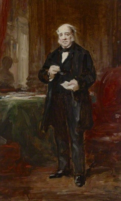 A Portrait Study of a Gentleman Standing in an Interior