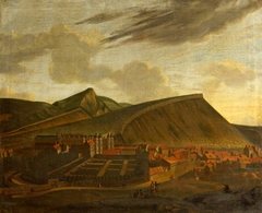 A View of Holyrood Palace by Anglo-Dutch School