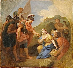Abigail Offering Bread to David by Louis de Boullogne