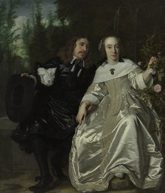 Abraham del Court and His Wife Maria de Kaersgieter by Bartholomeus van der Helst