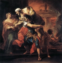Aeneas Carrying Anchises by Charles-André van Loo