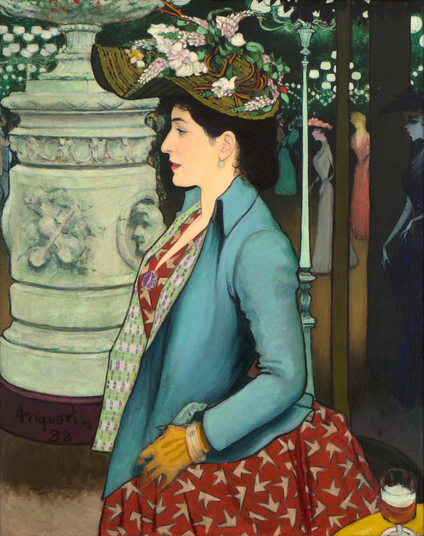 An Elegant Woman at the Élysée Montmartre (Élégante à l’Élysée Montmartre)