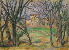 Arbres et maisons au lieu dit La Durane (Trees and Houses) by Paul Cézanne