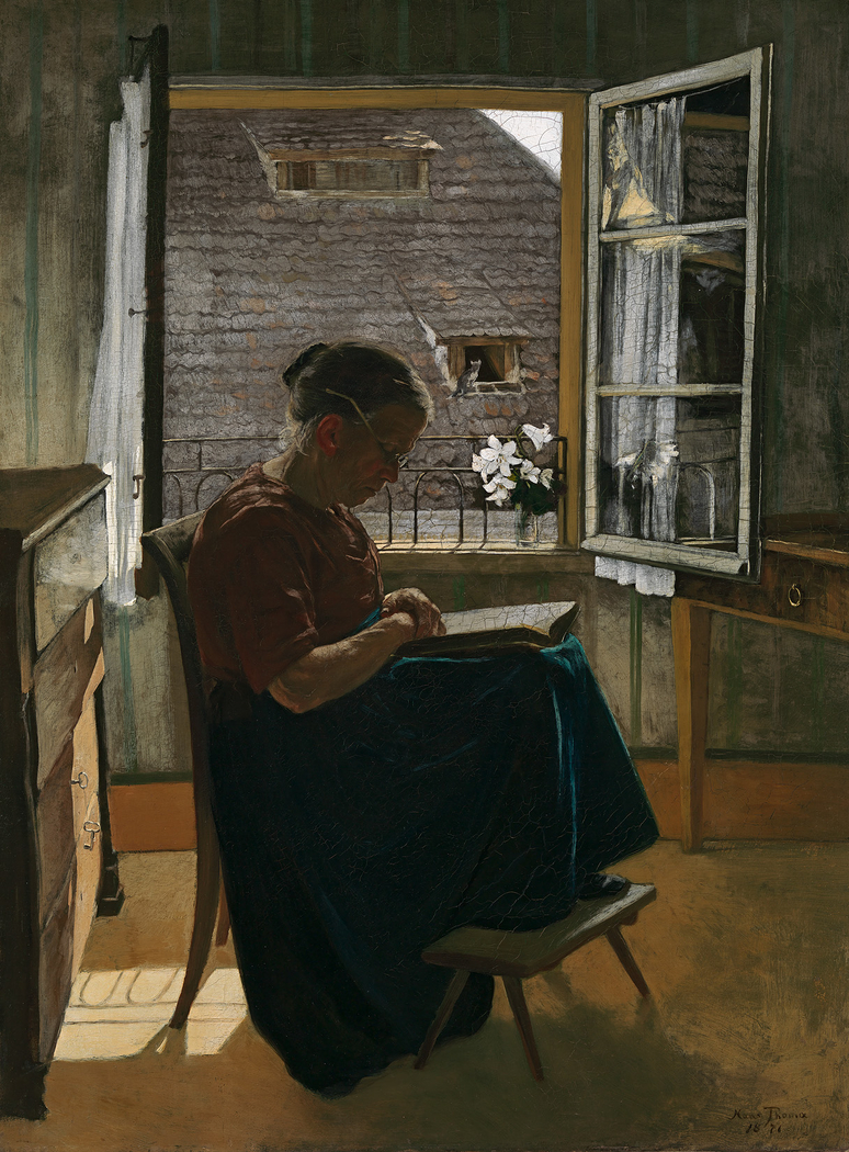 Artist's Mother in a Little Room