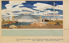 Aspects of the American Industrial Scene (mural study for U.S. Department of Labor, Washington, D.C. ) by Charles Trumbo Henry