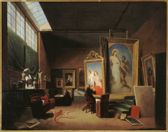 Atelier d'Ary Scheffer, rue Chaptal by Ary Johannes Lamme