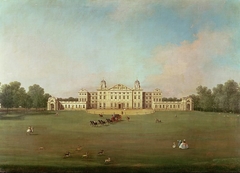 Badminton House from Badminton Park by Canaletto