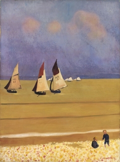 Barques à Honfleur by Félix Vallotton