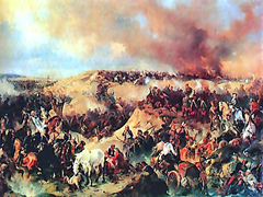 "Battle of Kunersdorf on 1 August 1759" by Alexander Kotzebue