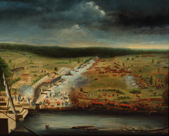 Battle of New Orleans by Jean-Hyacinthe Laclotte