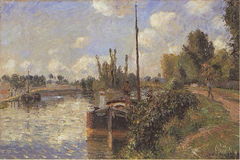 Bord de l’Oise, Pontoise by Camille Pissarro