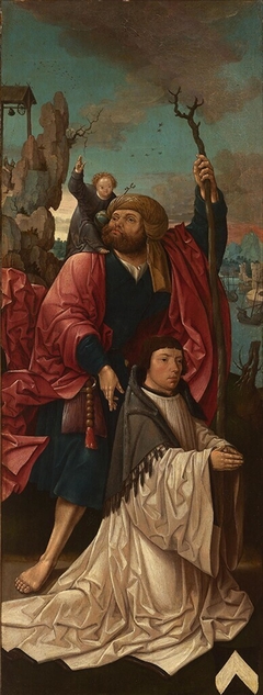 Canon Dirk Willemsz van Rietwijk with Saint Christopher
