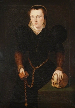 Catherine of Berain (1535-1591), 'the Grandmother of Wales' (after Adriaen van Cronenburgh) by Joseph Allen